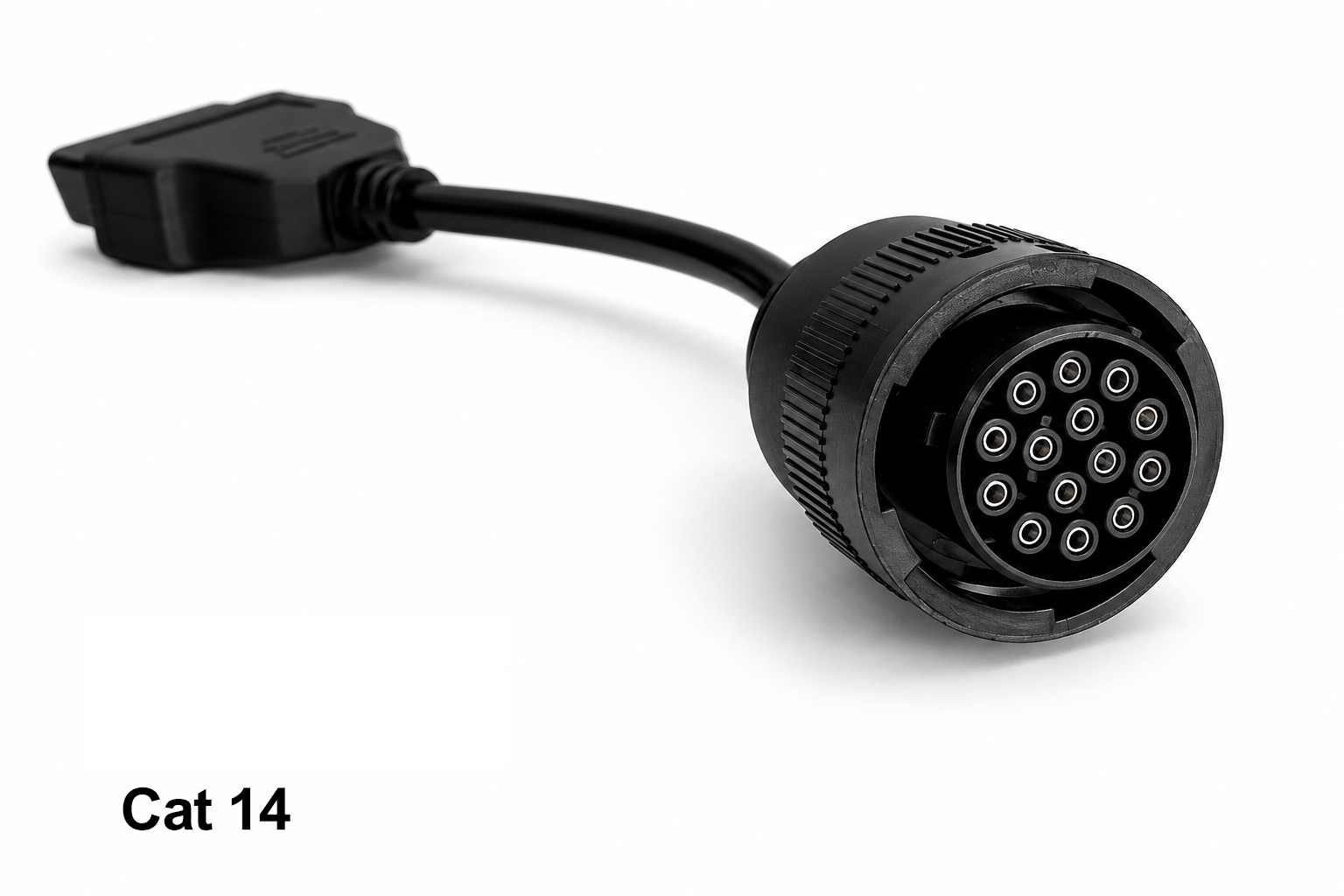 Caterpillar 14-pin diagnostic adapter for CATSCAN heavy equipment diagnostic scanner