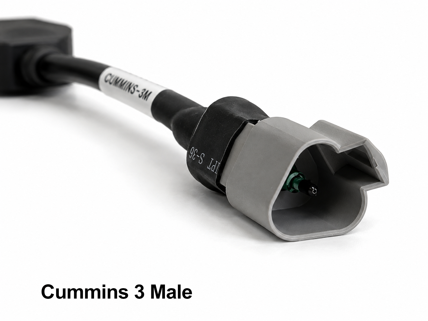 Cummins 3-pin male equipment diagnostic cable for CATSCAN scanner