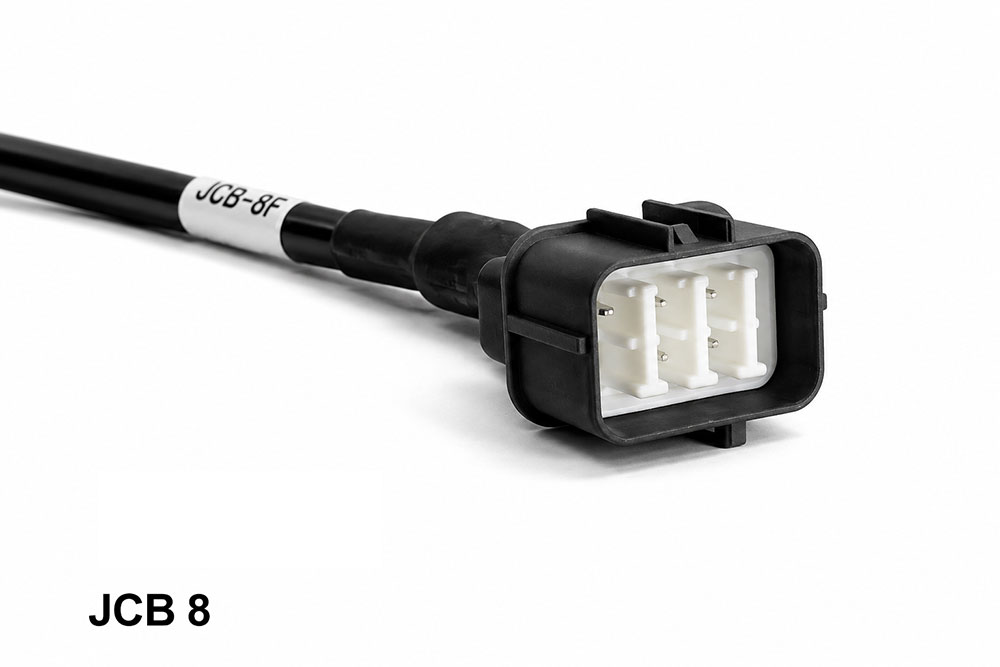 JCB 8-pin diagnostic adapter for CATSCAN construction equipment diagnostic scanner