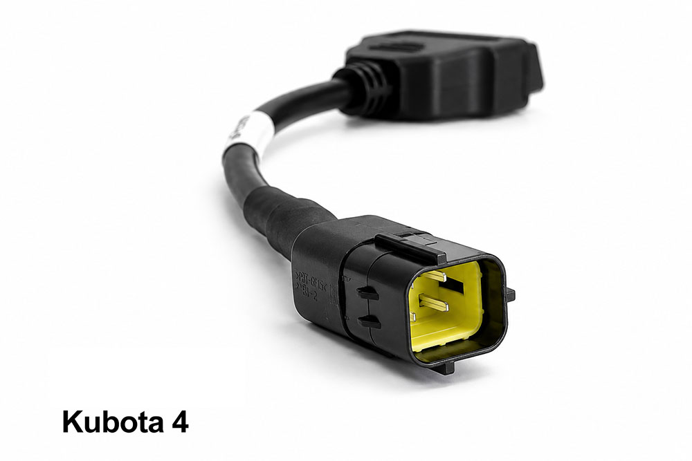 Kubota 4-pin diagnostic adapter for CATSCAN equipment diagnostic scanner