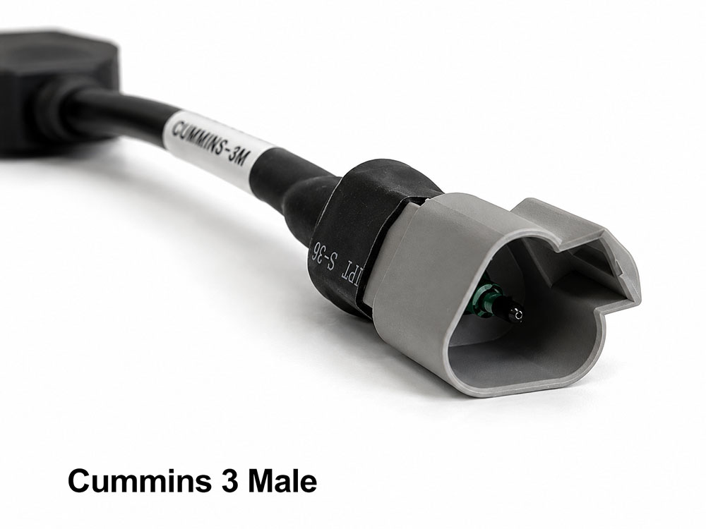 Cummins 3-pin male equipment diagnostic cable for CATSCAN scanner